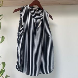 H&M Sleeveless Stipe Top